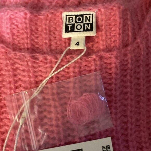 NWT Bonton Girls Rose Chacha Fine KnitSweater - Picture 5 of 6